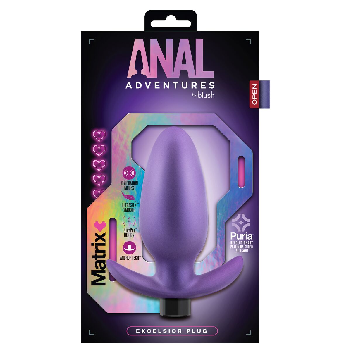 Plug Anal Blush ADVENTURES MATRIX Violet - SecretMinuit