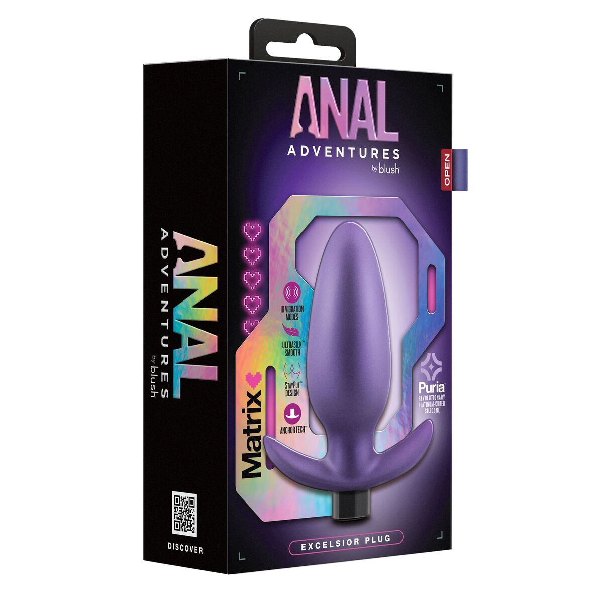 Plug Anal Blush ADVENTURES MATRIX Violet - SecretMinuit