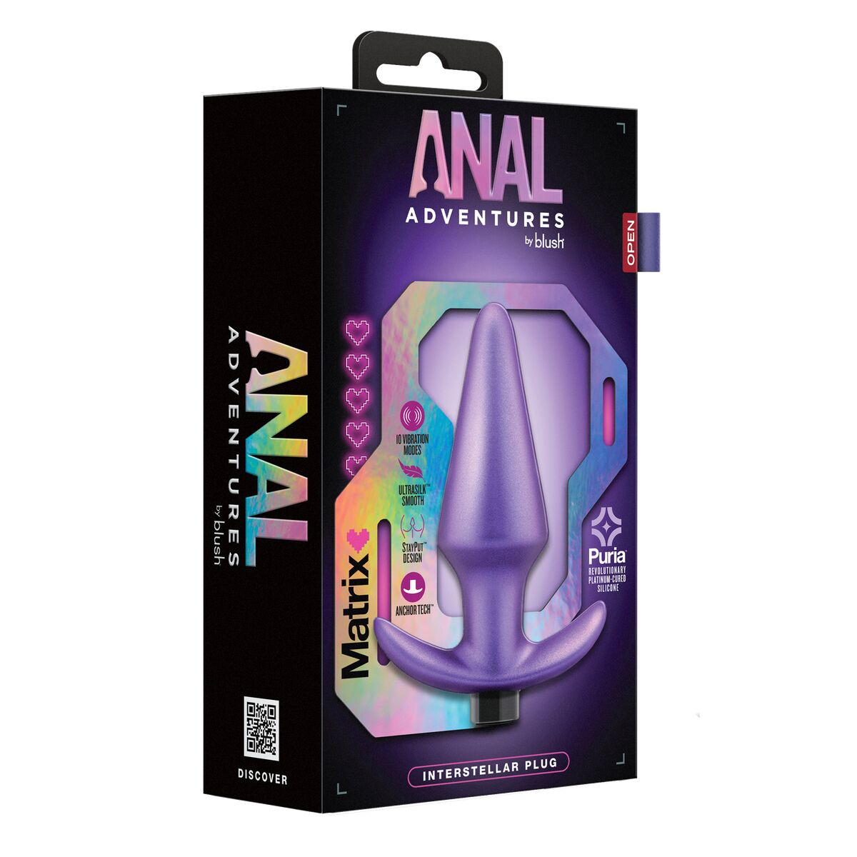 Plug Anal Blush ADVENTURES MATRIX INTERSTELLAR Violet - SecretMinuit