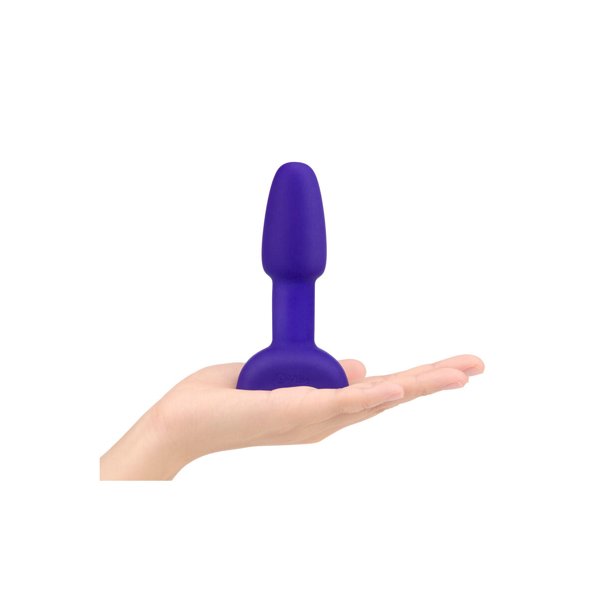 Petit plug anal avec bordure violet B-Vibe 93044 - SecretMinuit