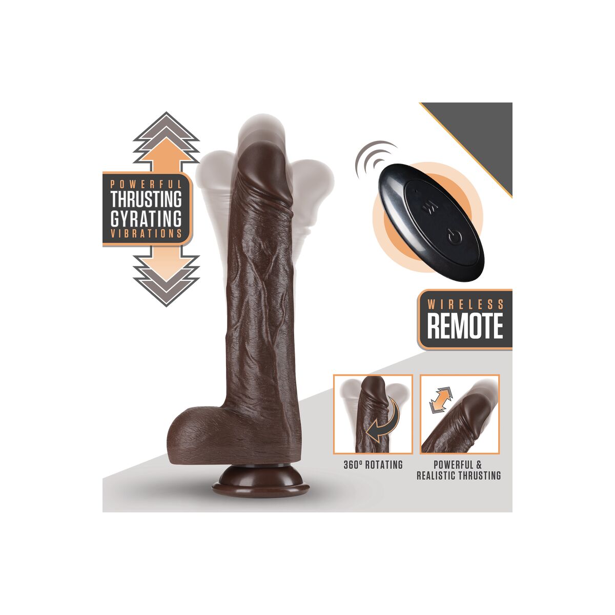 Gode réaliste Blush Dr Skin Silicone ABS Ø 4 cm - SecretMinuit