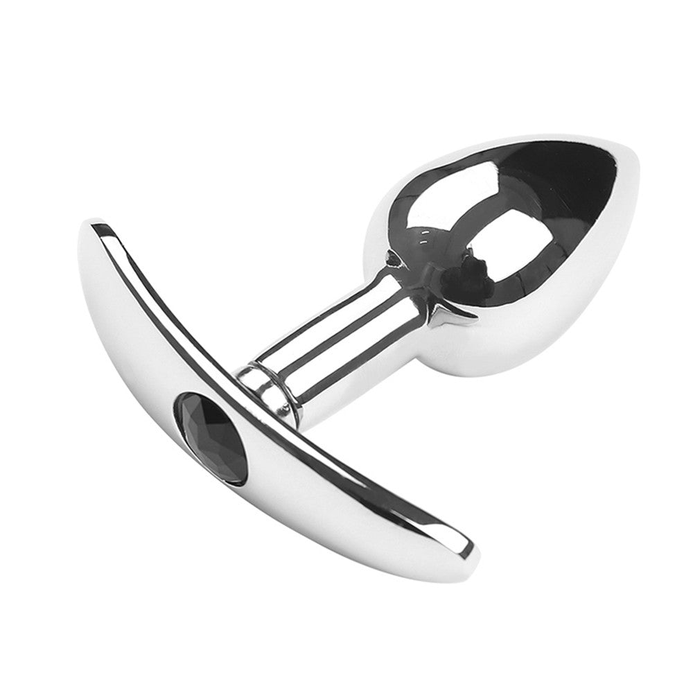 Plug interchangeable aluminium avec queue noire souple - SecretMinuit