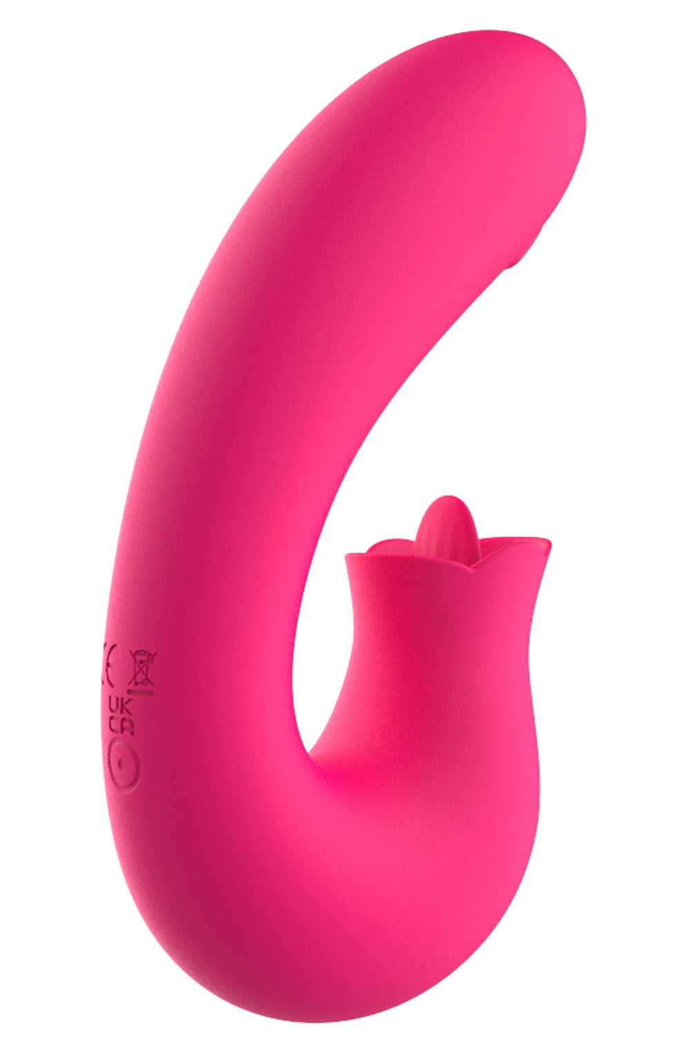 Vibromasseur 2 en 1 G-spot et stimulateur de clitoris USB Kali rose - SecretMinuit