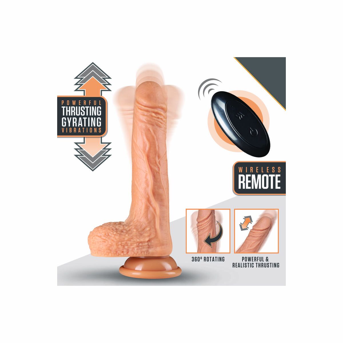 Gode réaliste Blush Dr Skin Silicone ABS Ø 3,5 cm (13,9 cm) (19,6 cm) - SecretMinuit