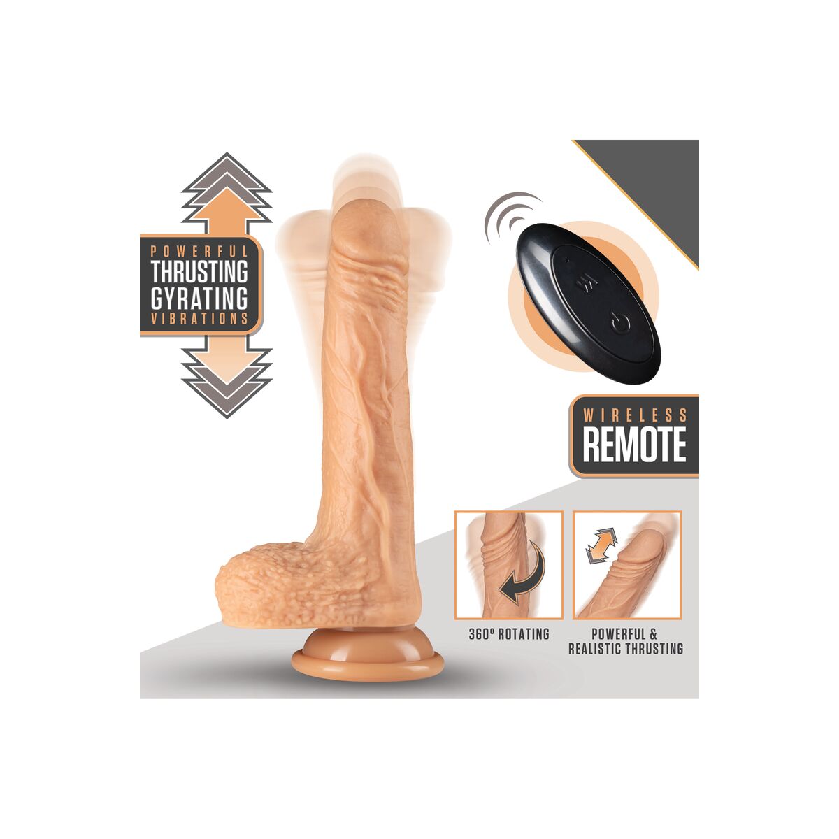 Gode réaliste Blush Dr Skin Silicone ABS Ø 3,5 cm (13,9 cm) (19,6 cm) - SecretMinuit