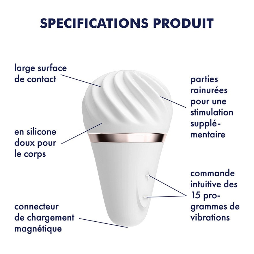 Stimulateur de clitoris USB Little Wand Satisfyer - SecretMinuit