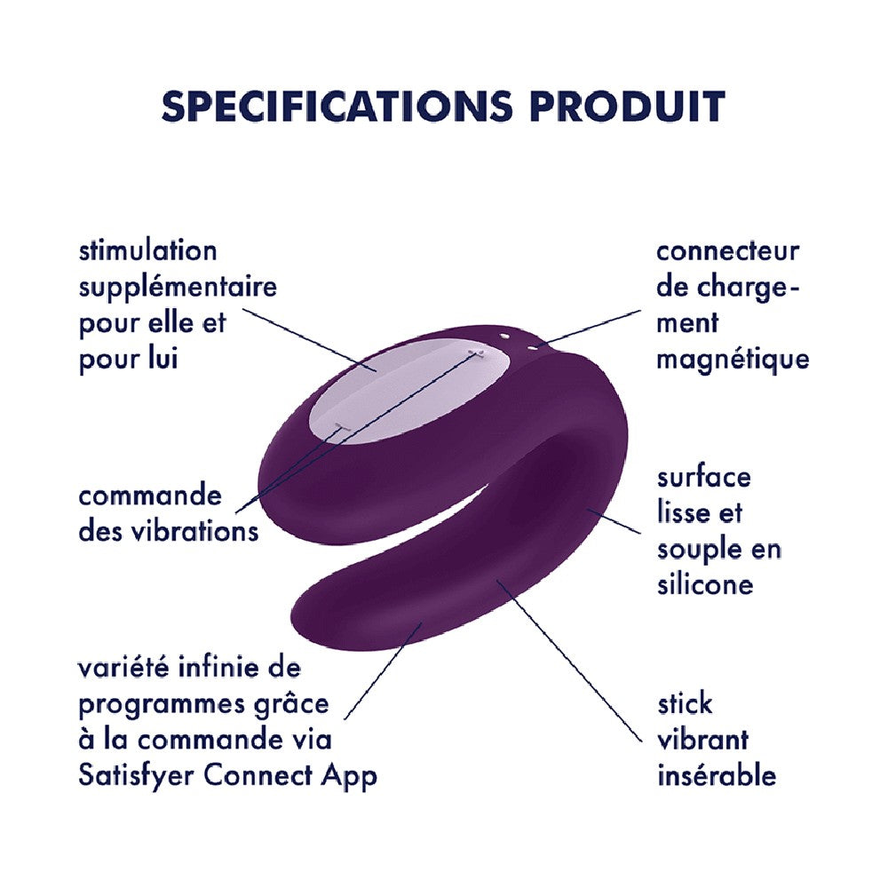 Coffret 2 sextoys connectés Partner Box 1 Satisfyer - SecretMinuit