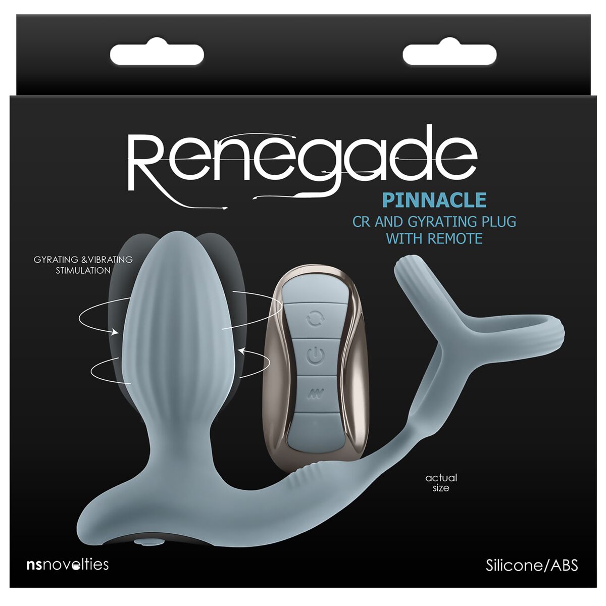 Plug Anal NS Novelties Renegade Bleu (3,7 cm) - SecretMinuit