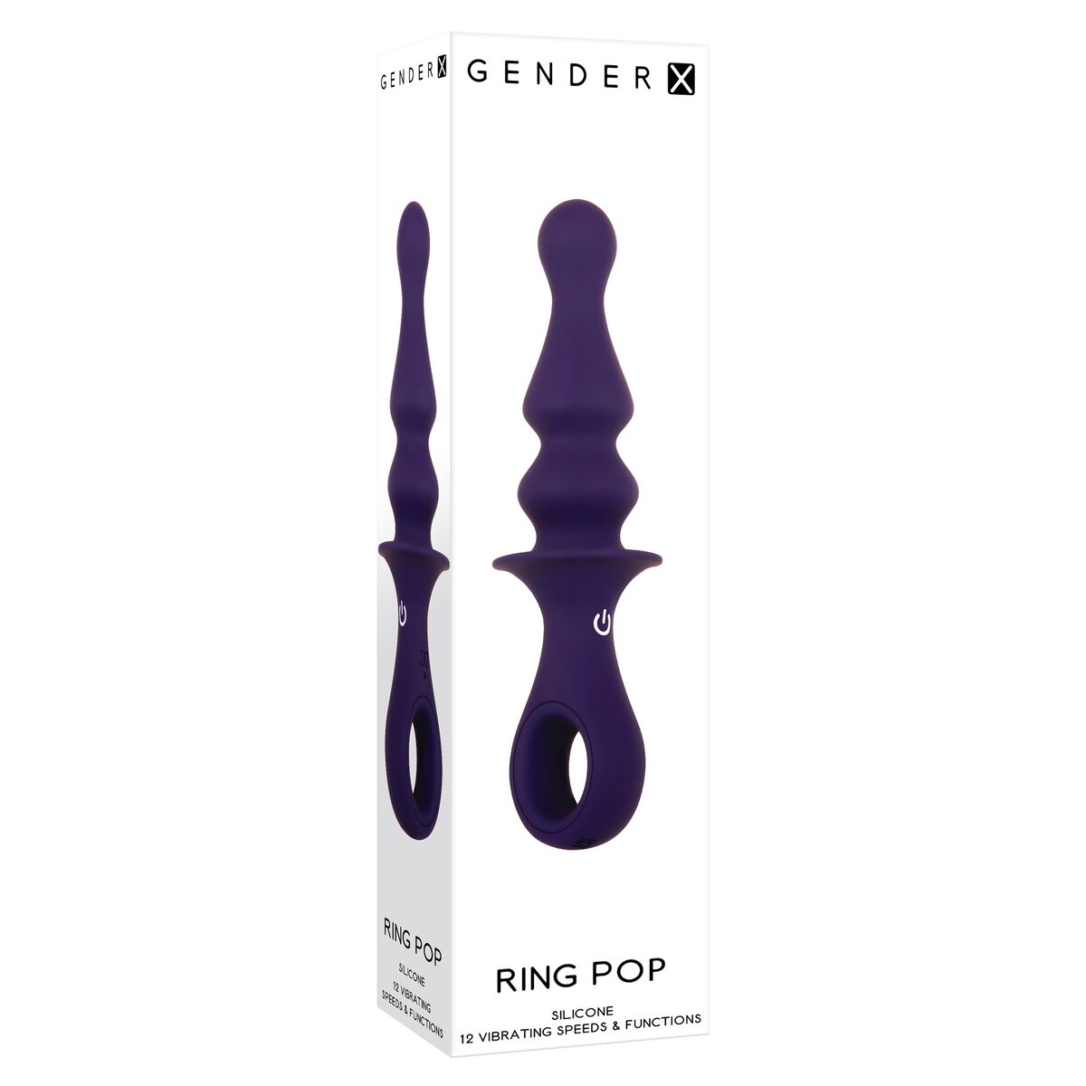 Plug Anal Gender X RING POP Violet - SecretMinuit