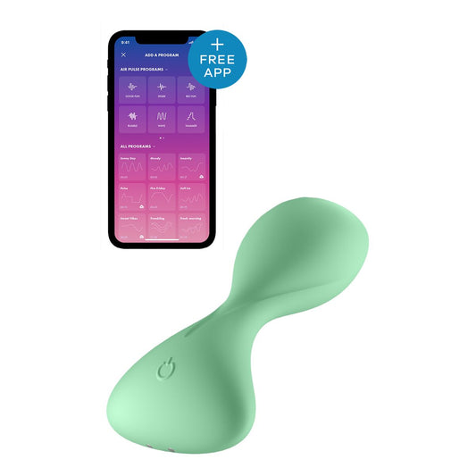 Plug Anal Satisfyer Trendsetter Light Vert - SecretMinuit
