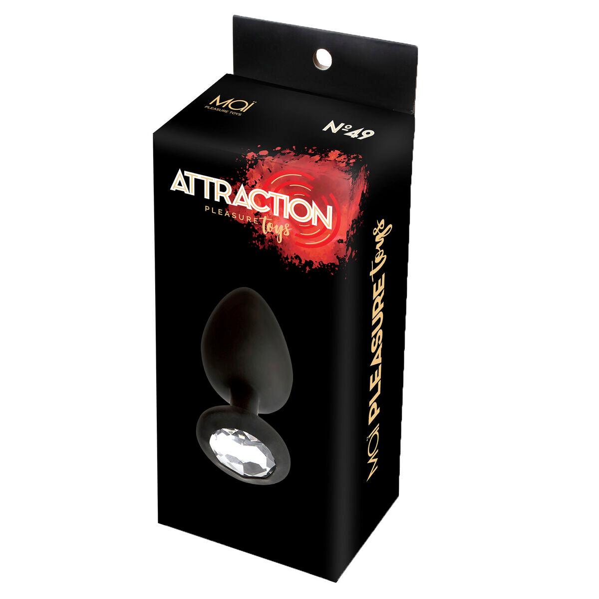 Plug Anal Attraction Mai Pleasure Toys Noir - SecretMinuit