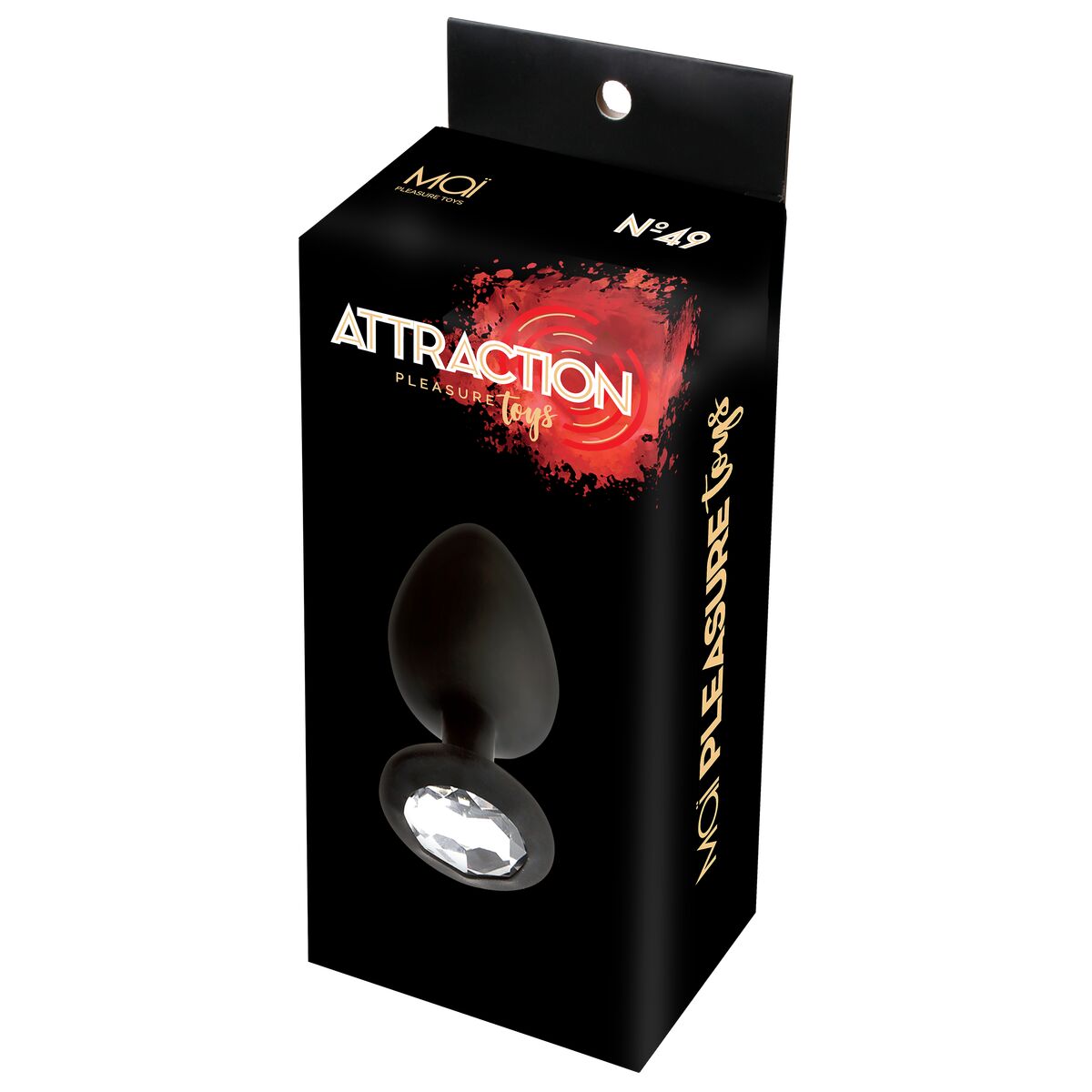 Plug Anal Attraction Mai Pleasure Toys Noir - SecretMinuit