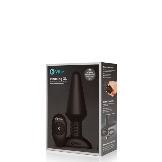 Plug anal Rimming XL B-Vibe Rimming Noir XL - SecretMinuit