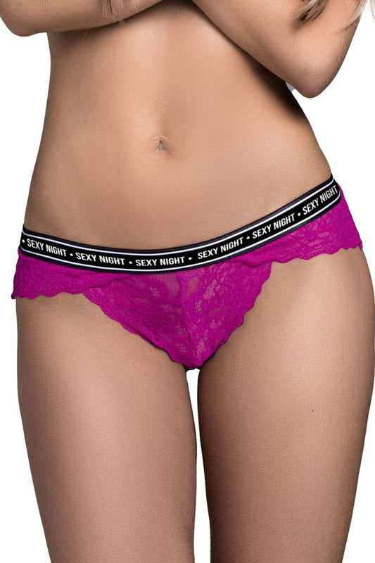 String en dentelle fushia SAMEDI - SecretMinuit