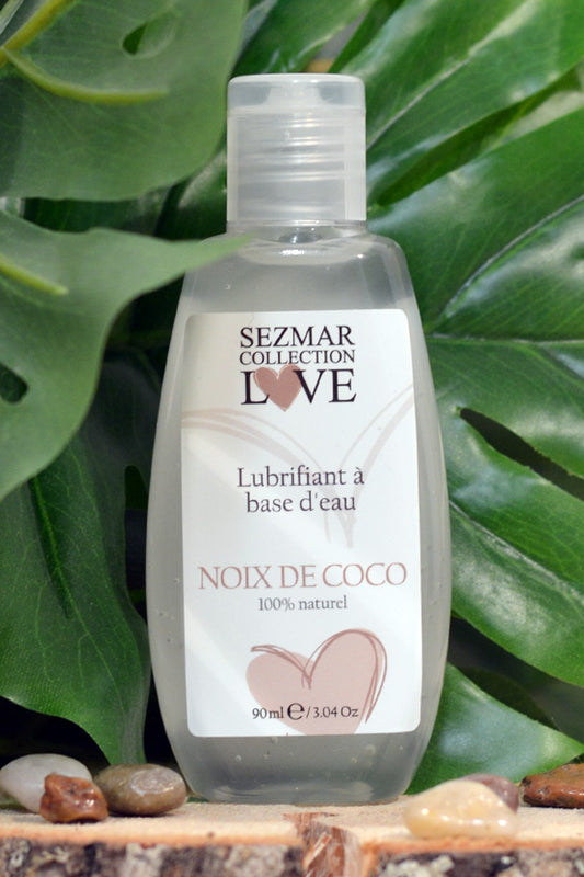 Lubrifiant à base d'eau 100% naturel Noix de Coco 90 ml - SecretMinuit