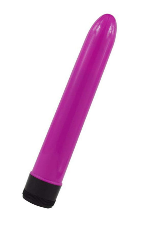 Vibromasseur dur rose violet 17.5 cm - SecretMinuit