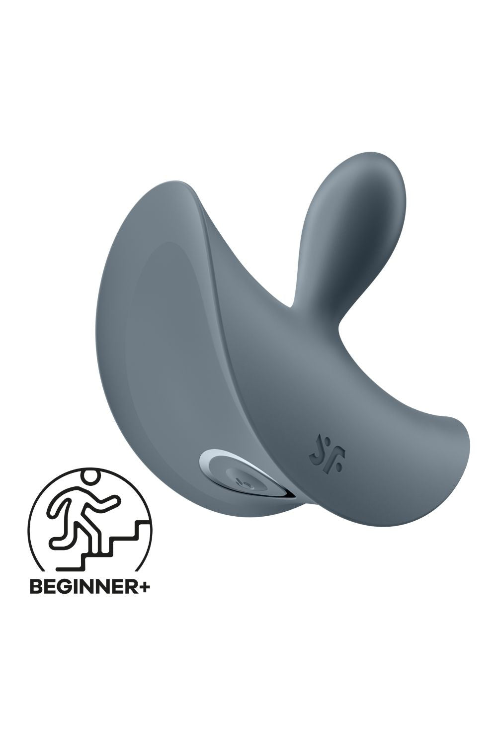 Vibromasseur anal unisexe gris Booty Absolute Beginners 2 Satisfyer - SecretMinuit