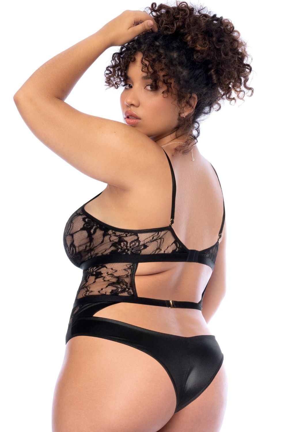 Body noir dos nu grande taille - SecretMinuit