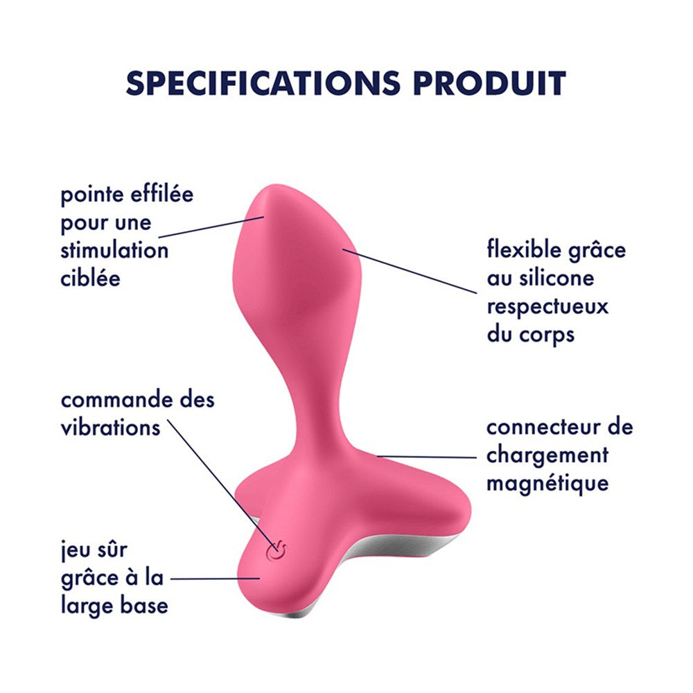 Vibromasseur anal USB rose Game Changer Satisfyer - SecretMinuit