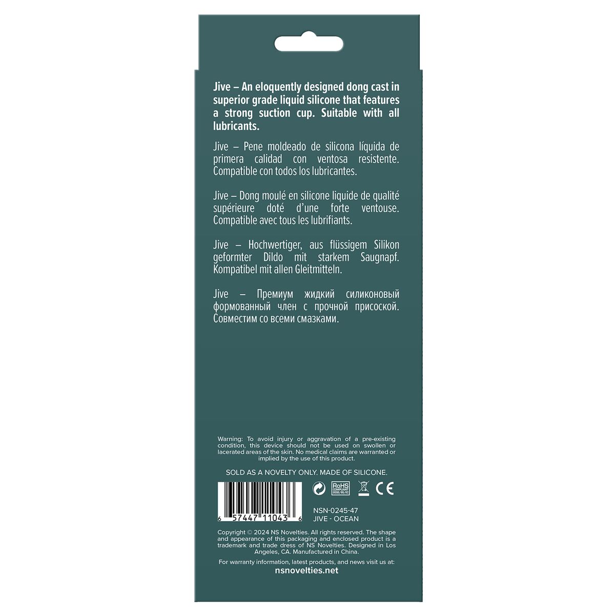 Plug Anal NS Novelties Lust-n-Dreams Bleu (12 cm) - SecretMinuit